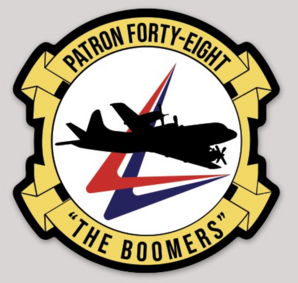 Officially Licensed US Navy VP-48 Boomers Sticker