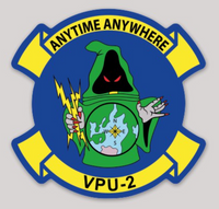 Officially Licensed US Navy VPU-2 Wizards Sticker