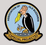 Officially Licensed US Navy VPU-1 Old Buzzards "Special Projects" Sticker