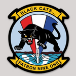 Officially Licensed US Navy VP-91 Black Cats Sticker