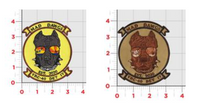 Official US Navy VRC-40 DET 4 Mad Dawgs Patches