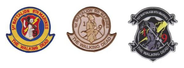 Get Usmc 1st Bn 9th Marines Walking Dead-no Hook And Loop 