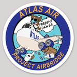 Atlas Air Project Airbridge Freight Dogs Sticker