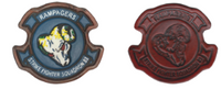 Officially Licensed VFA-83 Rampagers Leather Patches