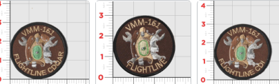 VMM-161 Greyhawks Flightline Qual Patches