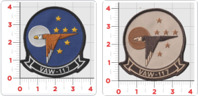 Officially Licensed US Navy VAW-117 Wallbangers Patch