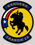 Officially Licensed  US Navy VT-28 Rangers Squadron Sticker