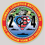 Officially Licensed USMC 24th Combat Logistics Battalion CLB Stickers