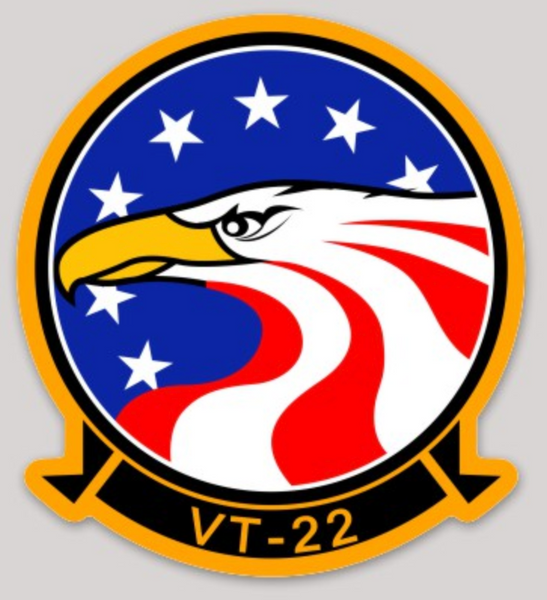 Officially Licensed US Navy VT-22 Golden Eagles Sticker
