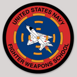 Officially Licensed US Navy Top Gun Fighter Weapons School Sticker