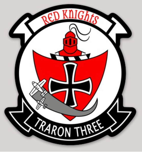 Officially Licensed US Navy VT-3 Red Knights Stickers