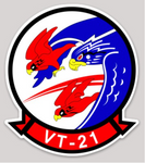Officially Licensed US Navy VT-21 Redhawks Sticker