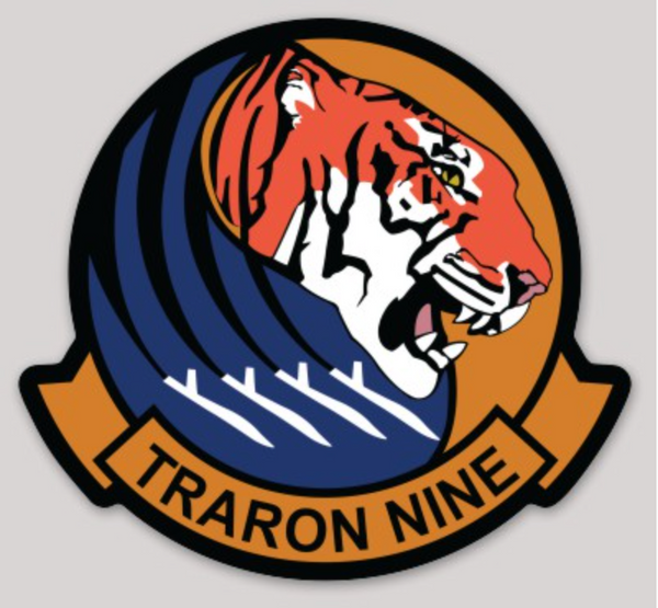 Officially Licensed US Navy VT-9 Tigers Stickers