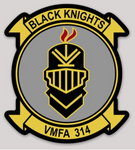 Officially Licensed USMC VMFA-314 Black Knights 2021 Sticker