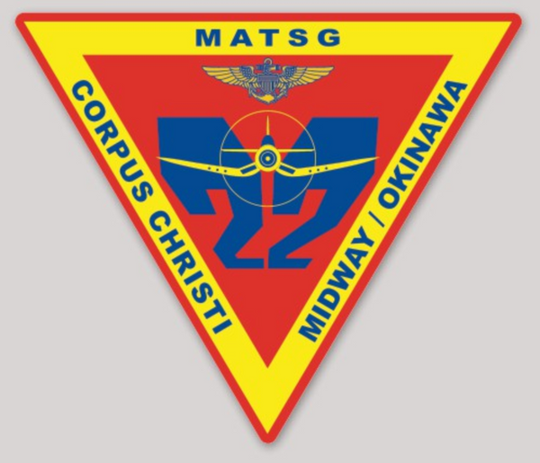 Officially Licensed USMC MATSG-22 Stickers