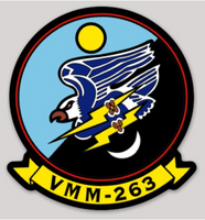 Officially Licensed USMC VMM-263 Thunder Chickens Stickers