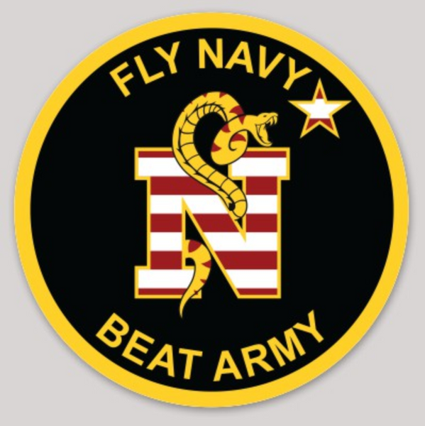 Officially Licensed Fly Navy Beat Army Stickers