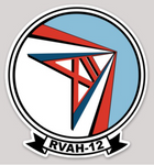 Officially Licensed US Navy RVAH-12 Speartips Squadron Sticker
