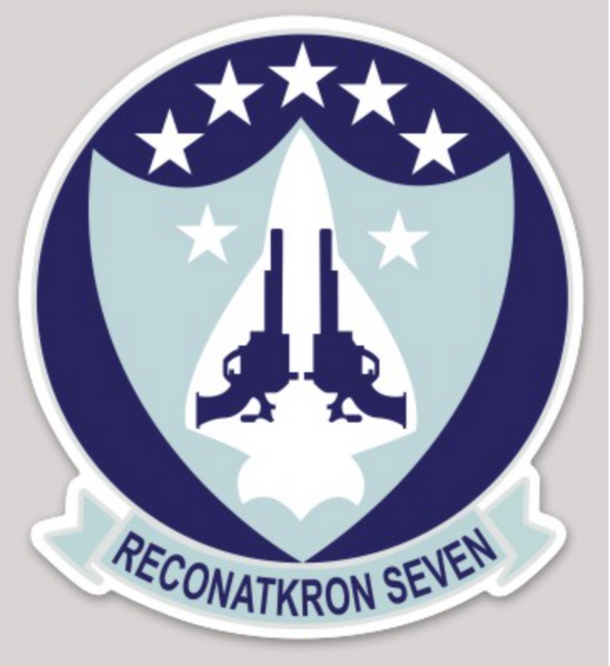 Officially Licensed US Navy RVAH-7 Peacemakers Squadron Sticker