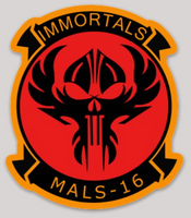 Officially Licensed USMC MALS-16 Immortals Sticker