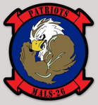 Officially Licensed USMC MALS-26 Patriots Sticker