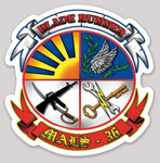 Officially Licensed USMC MALS-36 Bladerunners Sticker