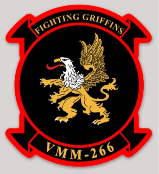Officially Licensed USMC VMM-266 Fighting Griffins Sticker