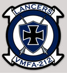Officially Licensed USMC VMFA-212 Lancers Sticker