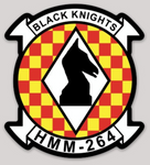 Officially Licensed USMC HMM-264 Black Knights Sticker