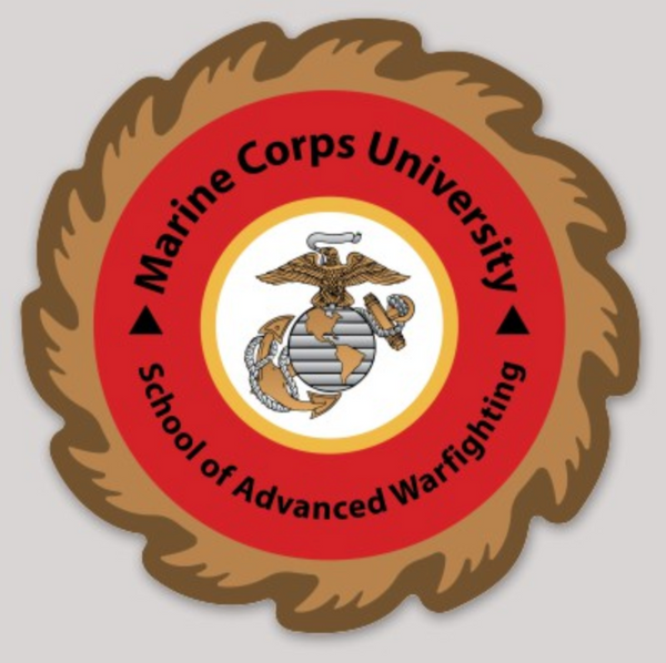 Officially Licensed USMC University Advanced Warfighting Sticker