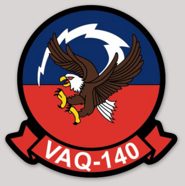 Officially Licensed US Navy VAQ-140 Patriots Stickers