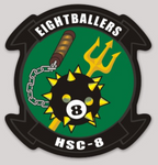 Officially Licensed US Navy HSC-8 Eightballers Sticker