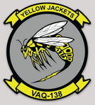 Officially Licensed US Navy VAQ-138 Yellow Jackets Squadron Sticker