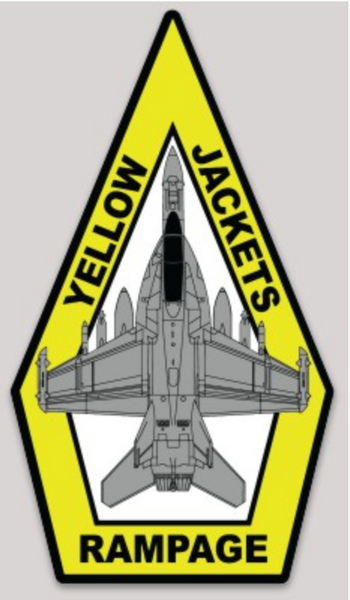 Official VAQ-138 Yellow Jackets E/A-18 Sticker