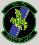 USAF 20th SOS Special Operations Squadron Green Hornets Sticker