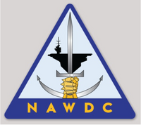 Officially Licensed US Naval Aviation Warfighting Development Center NAWDC Sticker