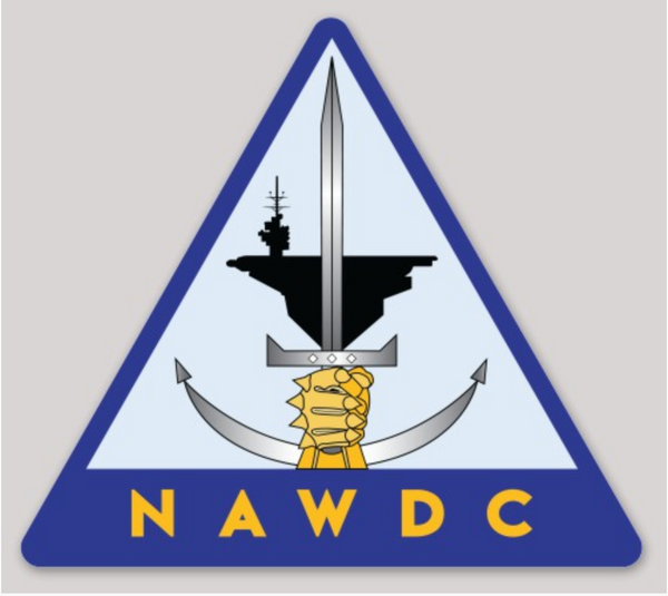 Officially Licensed US Naval Aviation Warfighting Development Center NAWDC Sticker