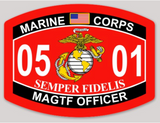 USMC MOS Sticker
