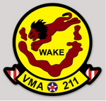 Officially Licensed USMC VMA-211 Wake Island Avengers Sticker