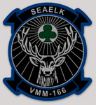 VMM-166 Sea Elk Jäger Squadron Sticker