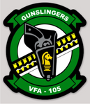 Officially Licensed US Navy VFA-105 Gunslingers Squadron Sticker