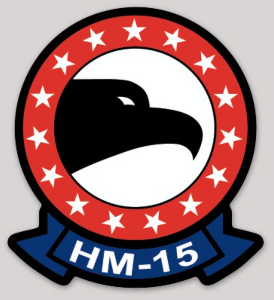 Officially Licensed HM-15 Blackhawks Squadron Sticker