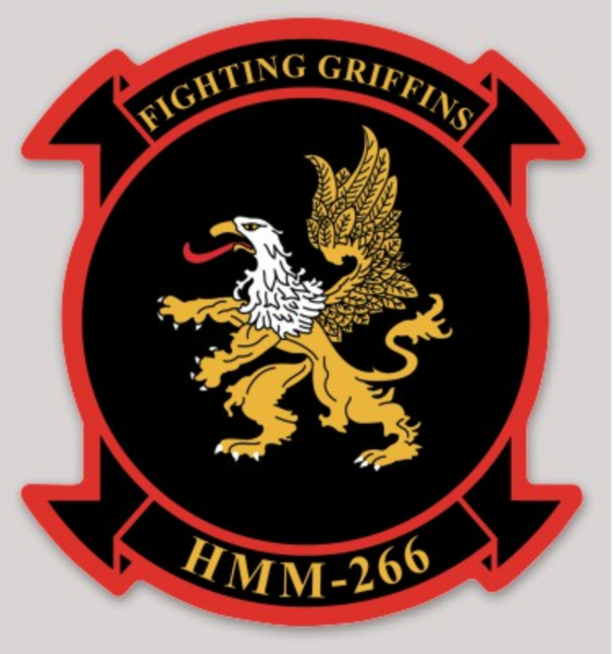 Officially Licensed HMM-266 Fighting Griffins Squadron Sticker