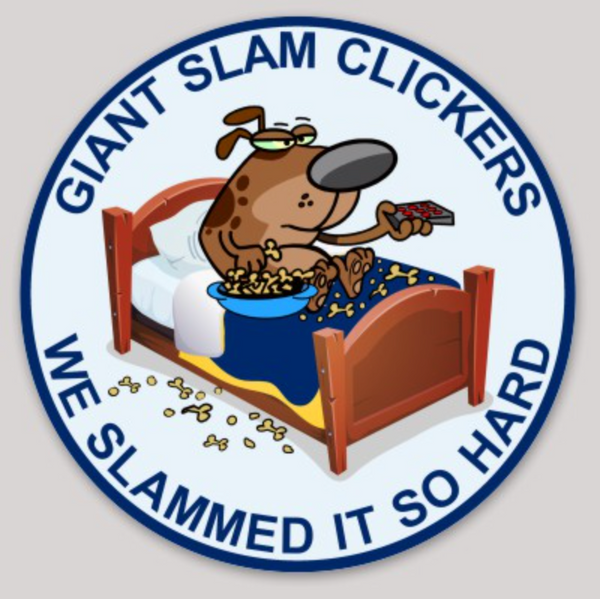 Giant Slam Clickers Stickers