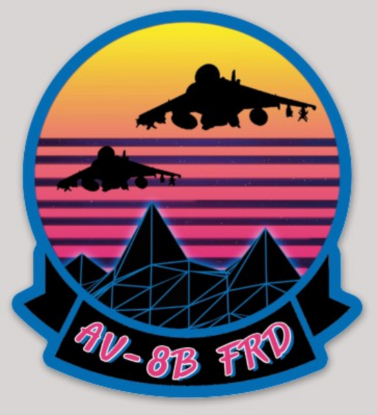 AV-8B FRD Vertical Vibes Stickers