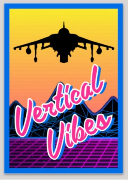 AV-8B FRD Vertical Vibes Sticker