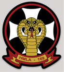 Officially Licensed USMC HMLA-169 Vipers Squadron Sticker