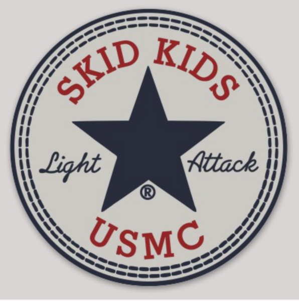 USMC Skid Kids Sticker