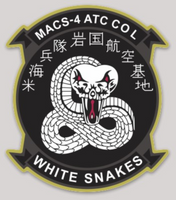 Officially Licensed MACS-4 ATC CO L White Snakes Stickers