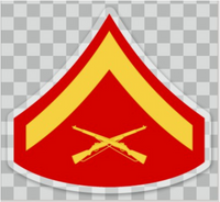 USMC Rank Stickers